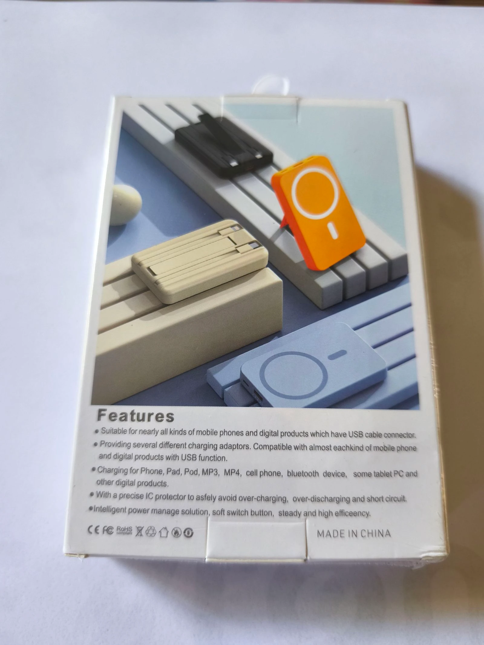 Power bank bateria externa wireless con 10000 Mah de carga rapida – photo 4